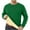 42# Green, variant on Fshiont Mens Crewneck Thermal Shirts Sherpa Lined Sweatshirts Winter Warm Soft Fleece Long Sleeve Thick Pullover Tops Light Gray L