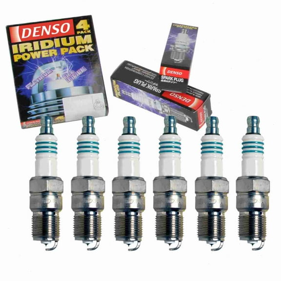 6 pc DENSO Iridium Power Spark Plugs compatible with Ford Five Hundred 3.0L V6 2005-2007
