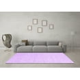 thumbnail image 3 of Ahgly Company Indoor Square Abstract Purple Contemporary Area Rugs, 4' Square, 3 of 4
