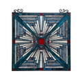 thumbnail image 2 of Radiance Goods Mission Tiffany-Style Stained Glass Window Panel 26" Tall, 2 of 5