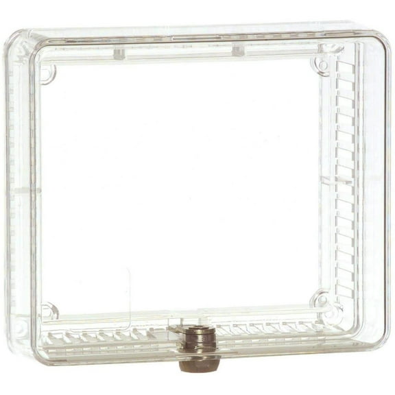 Medium Universal Thermostat Clear Guard Cover with Lock & Key