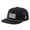 96615_Black, variant on TOP-EX Golf Performance Waterproof Flat Bill Snapback Hat, TriProof Fabric, White with Colored String, M/L