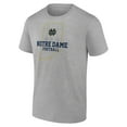 thumbnail image 2 of Men's Heather Gray Notre Dame Fighting Irish State Field T-Shirt, 2 of 3