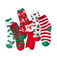 6Pairs Women Christmas Fuzzy Socks, Fluffy Socks,Winter Warm Cozy