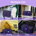 thumbnail image 2 of AcerichFad Moving Bags Heavy Duty, 6 Pack 107 L Extra Large Packing Storage Bags with Reinforced Handle Zipper for Moving Travel Camping College Supplies, Blue, 2 of 7