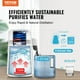 thumbnail image 2 of VEVOR Destilador de agua, máquina de agua destilada de 1,1 gal, destilación de agua pura de 750 W con contenedor de plástico libre de BPA, kit de destilación de agua con botón, fabricante de agua dest, 2 of 5