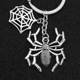 thumbnail image 5 of Metal Spider Web Key Chain, Fashion Vintage Gothic Pendant, 9cm Key Ring Accessory, 5 of 5