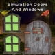thumbnail image 4 of Garden Decoration Doors And Resin Handicraft Ornaments Pendant, 4 of 6