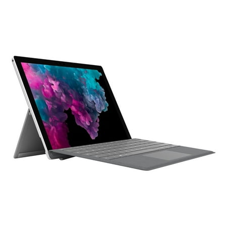 Microsoft Surface Pro 6 - Tablet - with detachable keyboard - Intel Core i5 8250U / 1.6 GHz - Windows 10 Home - UHD Graphics 620 - 8 GB RAM - 128 GB SSD NVMe - 12.3" touchscreen 2736 x 1824 - Wi-Fi 5 - platinum - with Surface Pro Type Cover (black)