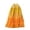 Yellow, variant on Tfken Mardi Gras Skirts For Women Gradient Elastic Summer Women Fashion Long Skirts For Carnival Party Classic Dress Red One Size