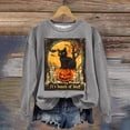 thumbnail image 6 of Futezty Halloween Sweatshirts for Women Plus Size Long Sleeve Cute Graphic Pullover Top 2025 Fall Fashion Shirt Clothes, 6 of 7