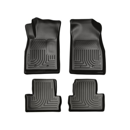 Husky Liners 98181 Weatherbeater Floor Mats Fit 2011-2015 Chevy Volt - Front/2nd Seat - Black