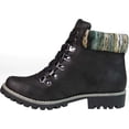 thumbnail image 3 of Women's Cliffs by White Mountain Portsmouth Trail Sweater Knit Hiker Boot Black/Multi Fabric/Textile/Sweater 6 M, 3 of 7