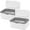Black, variant on 2 Pack Baby Wipes Dispenser Wipe Holder with Lids, Refillable Wipe Container Case for Bathroom Travel, Wipe Holder Keeps Wipes Fresh