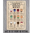 thumbnail image 3 of Metal Sign - Shots Menu - Durable Metal Sign - Use Indoor/Outdoor - Makes a Great Bar Decor and Housewarming Gift Under $20 (8" x 12"), 3 of 5