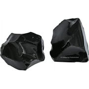 Amazing Gemstone Black Obsidian Crystal Raw Decorative Stones