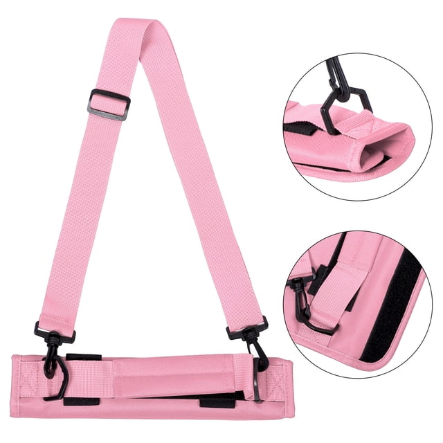 FONDOTIN 1Set Carry Golf Bag Pink Color Large Capacity Adjustable Shoulder Strap for Golfing Travel