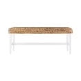 thumbnail image 3 of SEI Furniture Standerson Woven Coffee Table Bench White-Natural hyacinth, 3 of 11