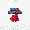 thumbnail image 4 of Inktastic Daddys Little Champ Girls Baby Dress, 4 of 5