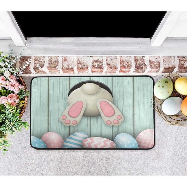 BotaniNest Easter Gift Bathroom Door Mat Front And Back Door Mat Kitchen Absorbent Mat Living Room Bedroom Mat