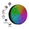 thumbnail image 4 of Kdxio Spare Tire Cover for RV Trailer, Waterproof Wheel Cover,Camper Spare Tire Cover Fit for Rv SUV Truck Travel Trailer 16 inch-Colorful Glitter, 4 of 8