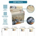 thumbnail image 7 of Table Runners 72 Inches Long Dress Scarves, Orange Blue Pumpkins Fall Farmhouse Kitchen/Dining Table Runner, Coffee Tablerunners, Thanksgiving Eucalyptus Floral 13x72 Inch, 7 of 7