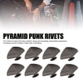 thumbnail image 3 of 20Pcs 15mm Square Pyramid Studs, Four Jaw Pyramid Rivets, Square Rivets, Pyramid Rapid Rivet Studs, Punk Spikes Spots Studs for Clothing, Bag, Leather, Shoes, Jewelry, Craft, 3 of 7