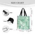 thumbnail image 2 of Large-Capacity Zipper Single-Shoulder Convenience Bag 15.7×19.6 Inches, Wear-Resistant And Water-Repellent, Can Be Carried By Hand Or On One Shoulder Lightseagreen Geometric Lines_2, 2 of 8