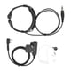 thumbnail image 1 of Auriculares U94 PTT y control de garganta, auriculares Walkie Talkie ajustables con reducción de ruido de 7,1mm con PTT para Kenwood TK‑3107, 1 of 14