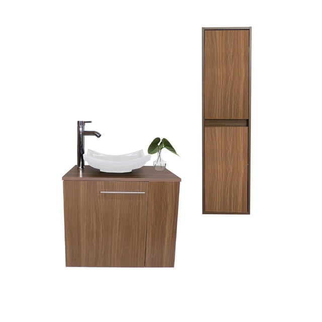 Combo De Gabinete Para Baño Lavamanos Y Monomando Derecho + Gabinete Organizador Garnier