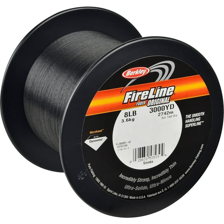 Berkley FireLine Fused Original Line - 30 lbs 1500 Yards Smoke