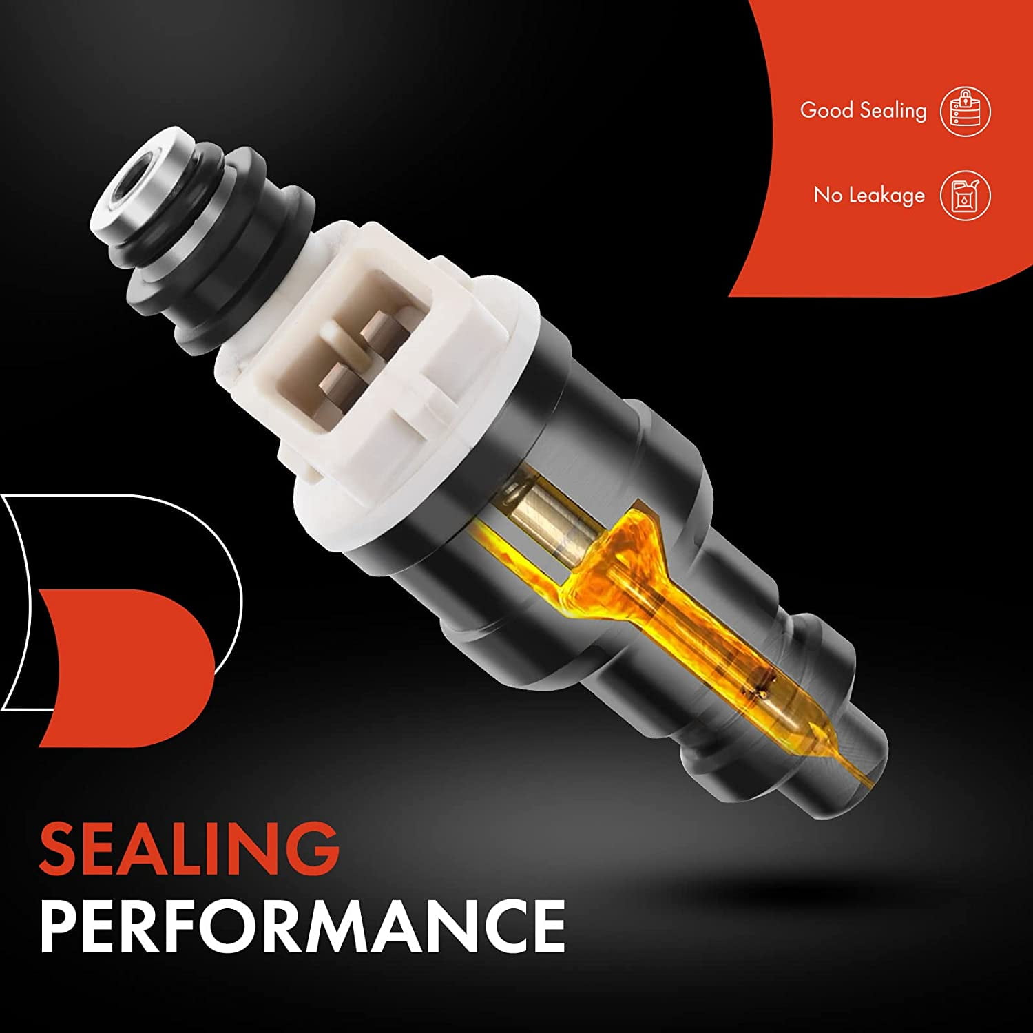 A-Premium Fuel Injectors Compatible with Nissan Altima 2007-2013, Sentra 2007-2012, Rogue 2008-2013, Rogue Select 2014-2015, 2.5L 4-PC Set
