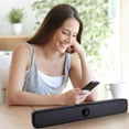 thumbnail image 7 of DOSS Computer Speaker, Sound Bar for TV with HD Stereo Sound and Subwoofer, Aux-in, USB disk, and TF card Input, Wireless Bluetooth 5.0 Speakers for Desktop, Laptop, Phone, Gaming, 7 of 7