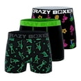 thumbnail image 2 of CRAZYBOXER Premium Army And Flamingo; Men's Boxer Briefs, 3 Pack, 2 of 10