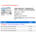 thumbnail image 2 of Engine Gasket Set - Compatible with 1968 - 1974 GMC C15/C1500 Suburban 1969 1970 1971 1972 1973, 2 of 2