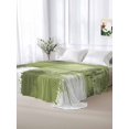thumbnail image 6 of Twin Flat Sheet 66"x96", Sage Green Abstract Soft Lightweight Bedding Flat Sheets Only, Modern Mottled Art Oil Painting Brushed Microfiber Top Bed Sheet, Breathable StainResistant Bedsheets, 6 of 9
