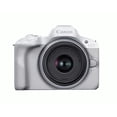thumbnail image 5 of Canon EOS R50 Appareil Photo Sans Miroir RF-S18-45mm F4.5-6.3 is STM Lens Kit, Capteur CMOS 24.2 Mégapixels (APS-C), Vidéo 4K, Appareil Photo Hybride, Photo et Vidéo, Vlog, Créateur de Contenu, Monture RF, Blanc, 5 of 5