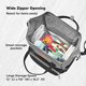 thumbnail image 3 of Mochila cambiador KeaBabies, Bolsas de Viaje Multifunción para Bebés Impermeables (Grafito), 3 of 3