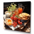 thumbnail image 2 of Designart "Food Breakfast Painting Dot I" Food & Beverage Wall Art Living Room, 2 of 5