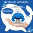 thumbnail image 2 of Figura de Juguete Ballena Tejida GwhyGifts - Regalo para Maestros 11x6 cm, 2 of 8
