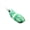 Green, variant on Frog Lure, Electronic Fishing Lure, Soft Silicone Frog Bait with Internal Rattle and Weedless Double Hook for Bass Pike and Snakehead in Heavy Cover