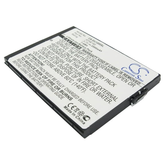 Replacement Battery for DOPOD U1000,35H00081-00M,ATHE160,2000mAh,Mobile Phone battery