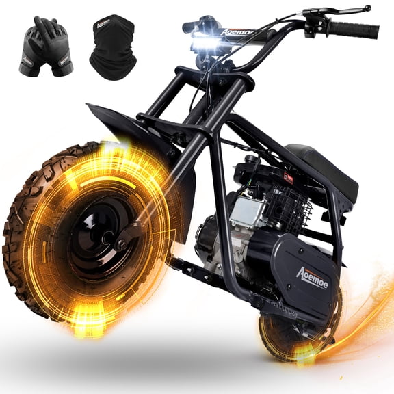 Arshin 99cc Gas Powered Mini Dirt Bike,High-Performance Off-Road Motorcycle Pit Bike for Teens & Adults,18 MPH Top Speed,Supports Up to 200 Lbs(Black)