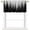 Black and Grey, variant on Teal and Black Kitchen Valance Curtain for Window Turquoise Aqua Ombre Abstract Gothic Mens Striped Small Short Home Living Room Bedroom Bathroom Drapes Fabric 1 Panel, 52" W x 18" L, Modern