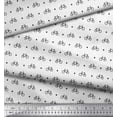 thumbnail image 3 of Soimoi Rayon Fabric Diamond & Bicycle Shirting Print Fabric by The Yard 56 Inch Wide, 3 of 3