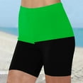 thumbnail image 3 of Mitankcoo Womens Shorts Comfy - Summer Color Block Board Shorts Casual High Waisted Swimsuit Bottoms, 3 of 5
