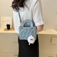 thumbnail image 2 of Bolso de mano bordado para mujer Bolso de mano minimalista de moda Estilo minimalista, 2 of 5