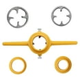 thumbnail image 4 of FUEENIRVA 1 Set of Plastic Water Pipe Threading Die Wrench for Home Use Yellow Grey, 4 of 8