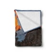 thumbnail image 2 of Landscape Soft Flannel Fleece Throw Blanket, View of Fitz Roy Mountain in Patagonia Argentina, Cozy Plush for Indoor and Outdoor Use, 50" x 60", Orange Multicolor, by Ambesonne, 2 of 5
