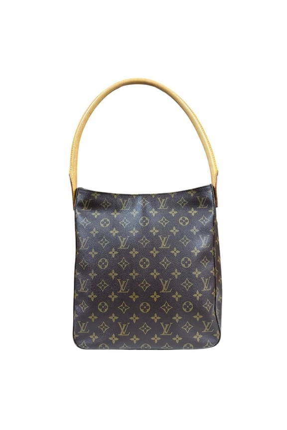 Pre-Owned Louis Vuitton Looping GM Monogram Shoulder Bag, Canvas M51145 Brown, Women's LOUIS...